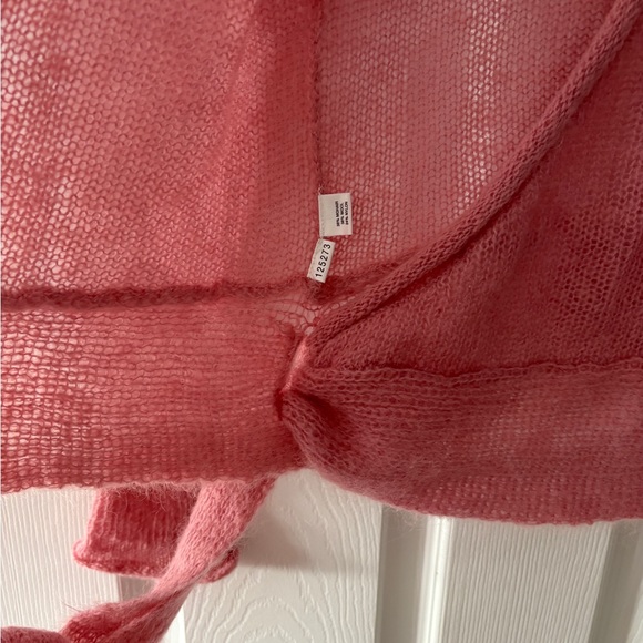 Mohair blend cropped cardigan - Picture 6 of 8